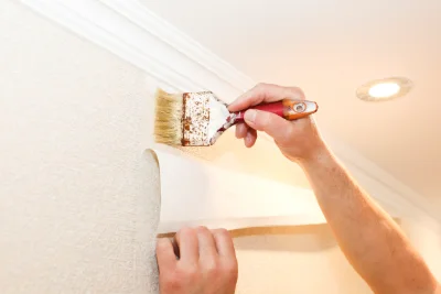 Pose de papier peint à Trémeheuc — revêtements muraux et toiles de verre